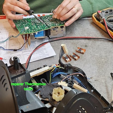 Cambiando transistores de potencia Thermomix Reparando circuito de potencia Thermomix